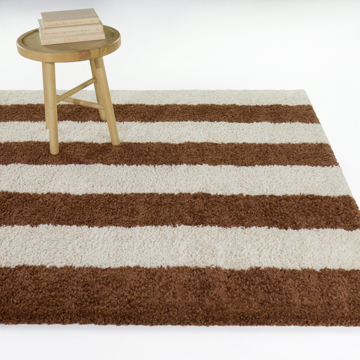 Harlowe Bold Modern Stripe  Area Rug