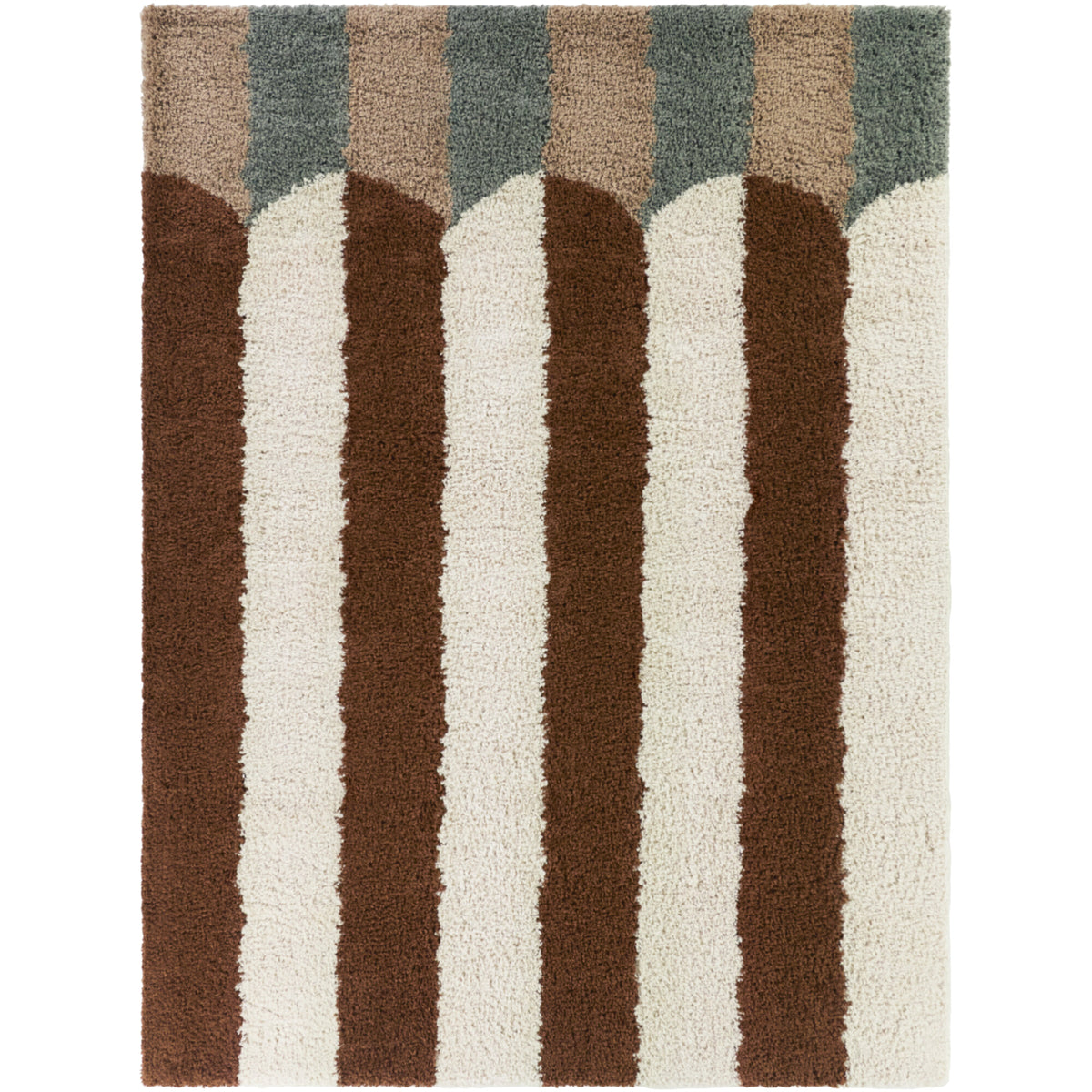 Harlowe Bold Modern Stripe  Area Rug