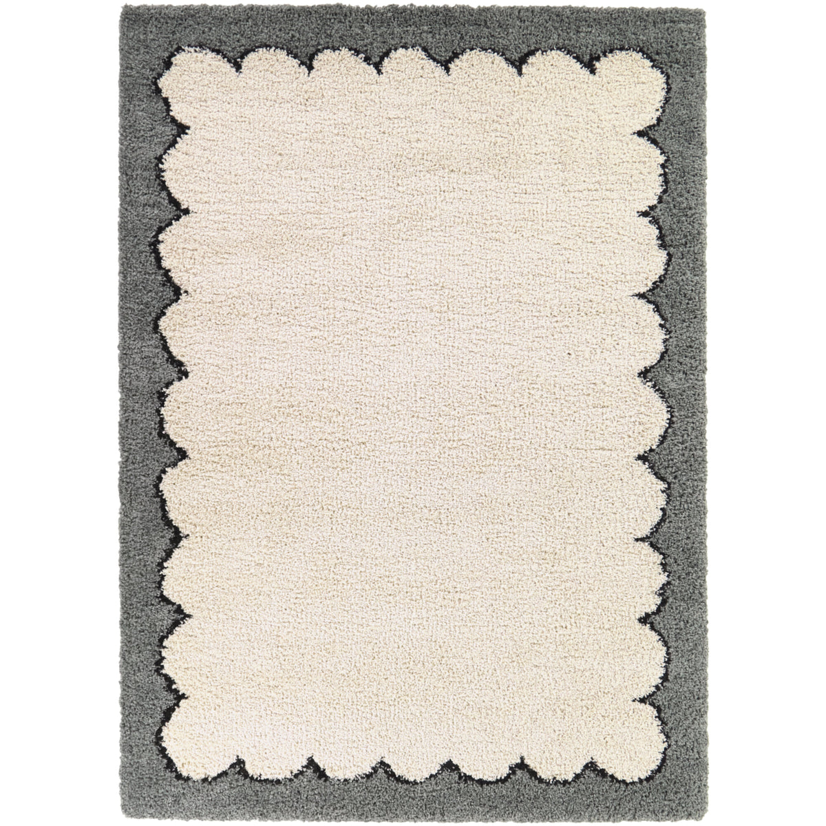 Cayley Modern Border Area Rug