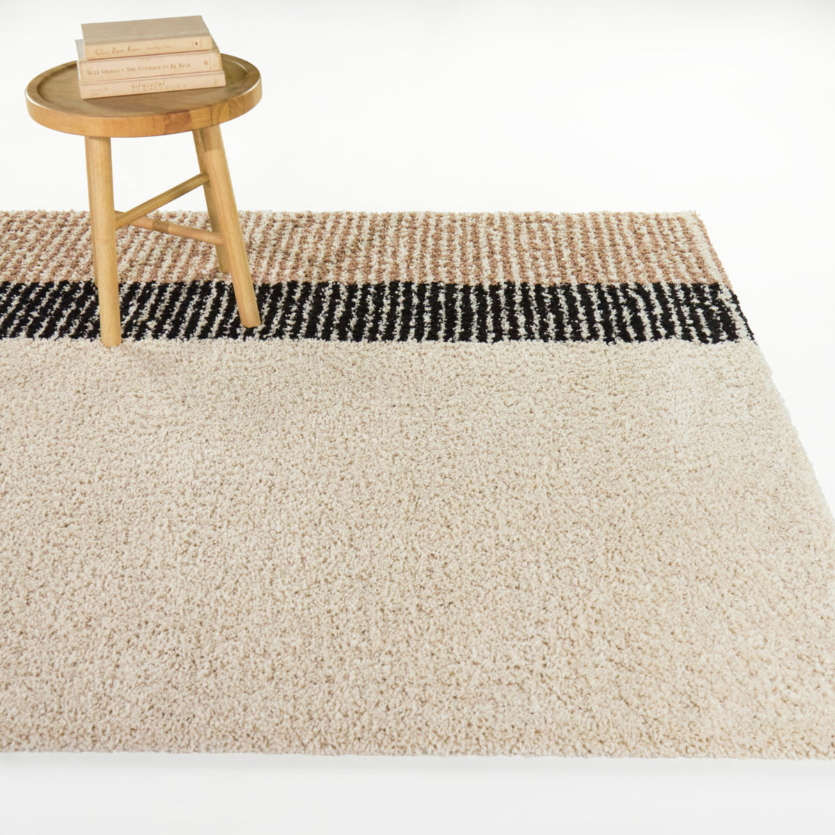 Coleman Color Block Stripe  Area Rug