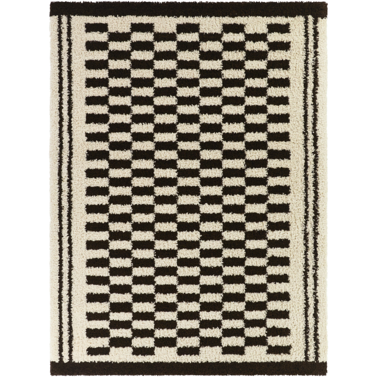 Auden Rustic Checkerboard  Area Rug