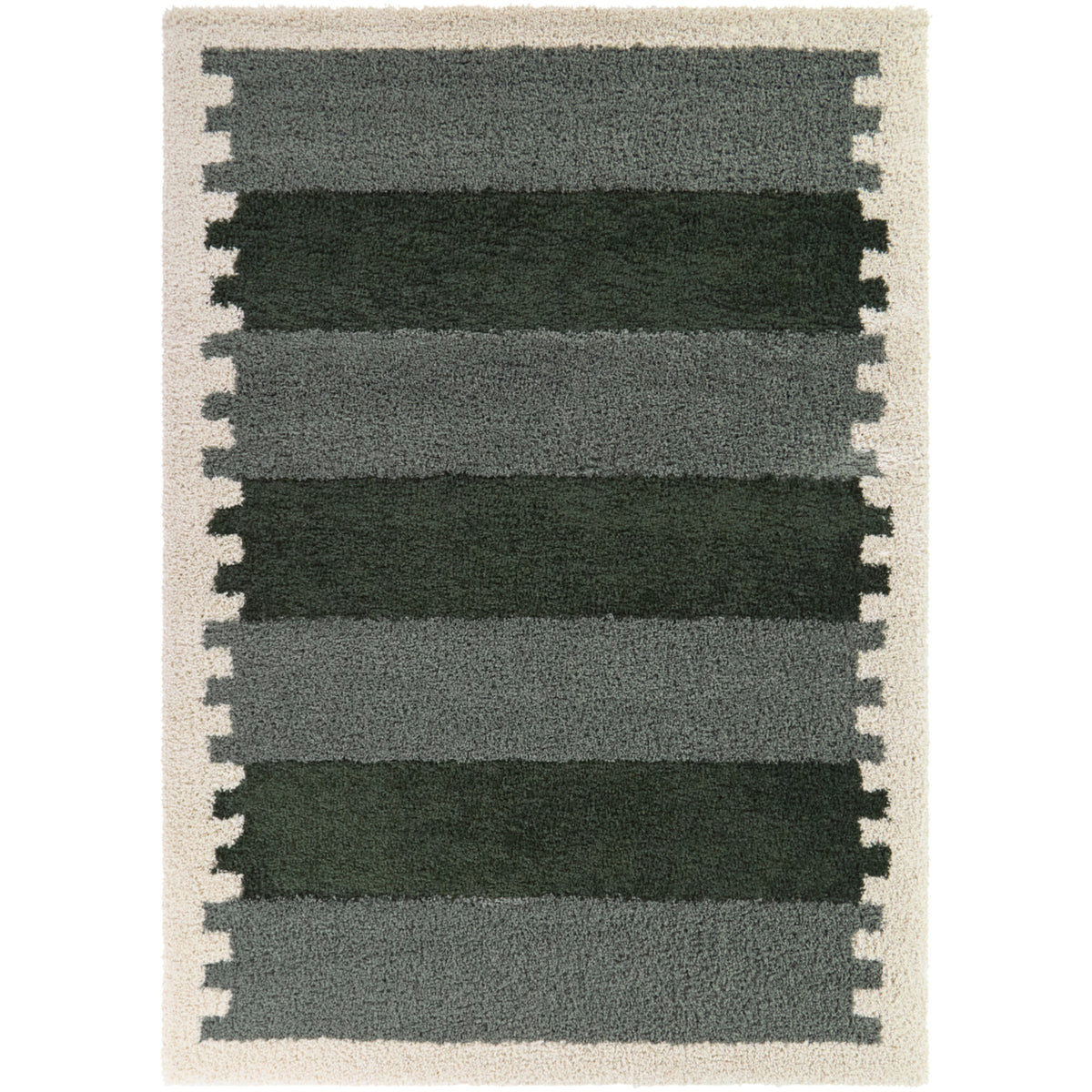 Caproni Transitional Striped Area Rug