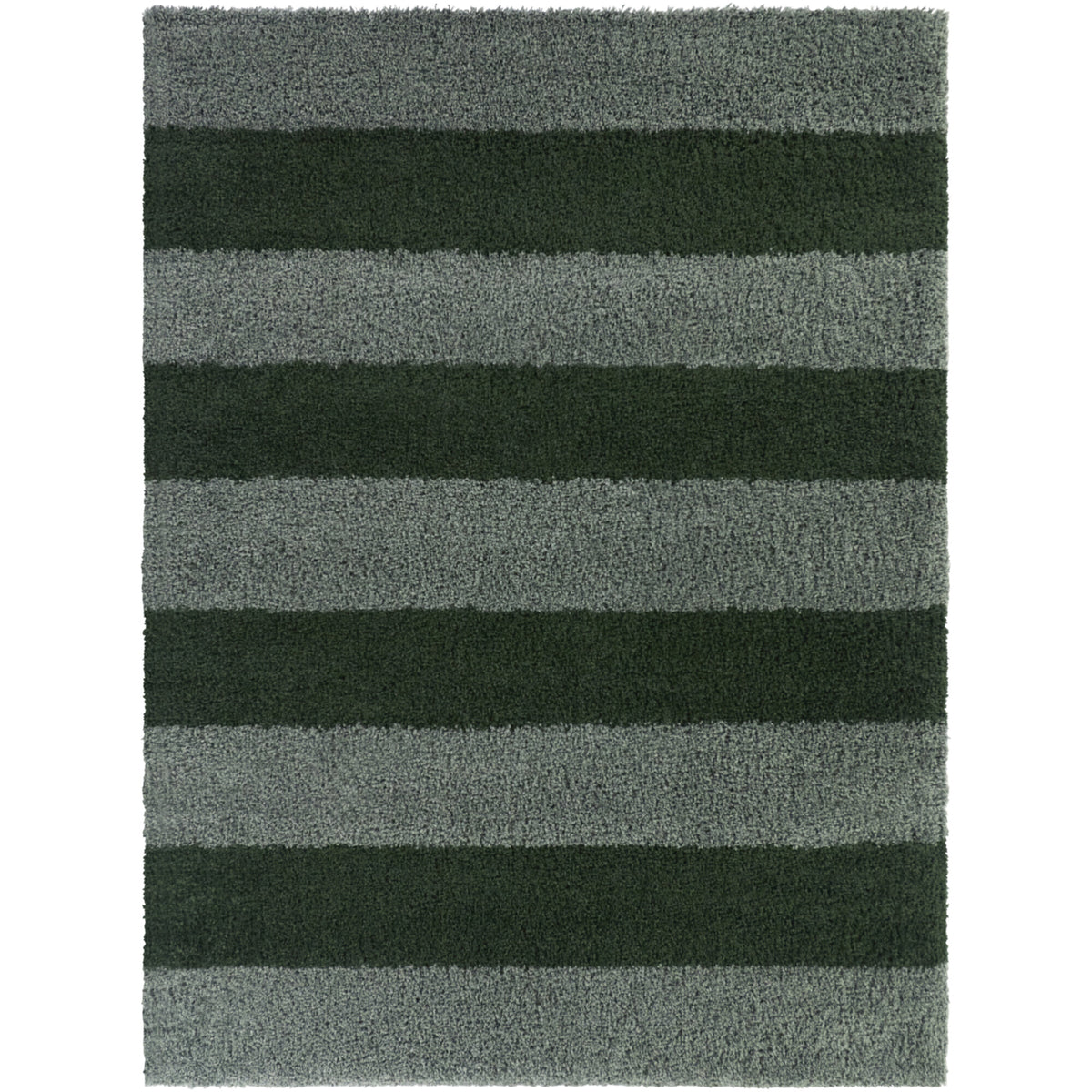 Brodie Striped Shag  Area Rug