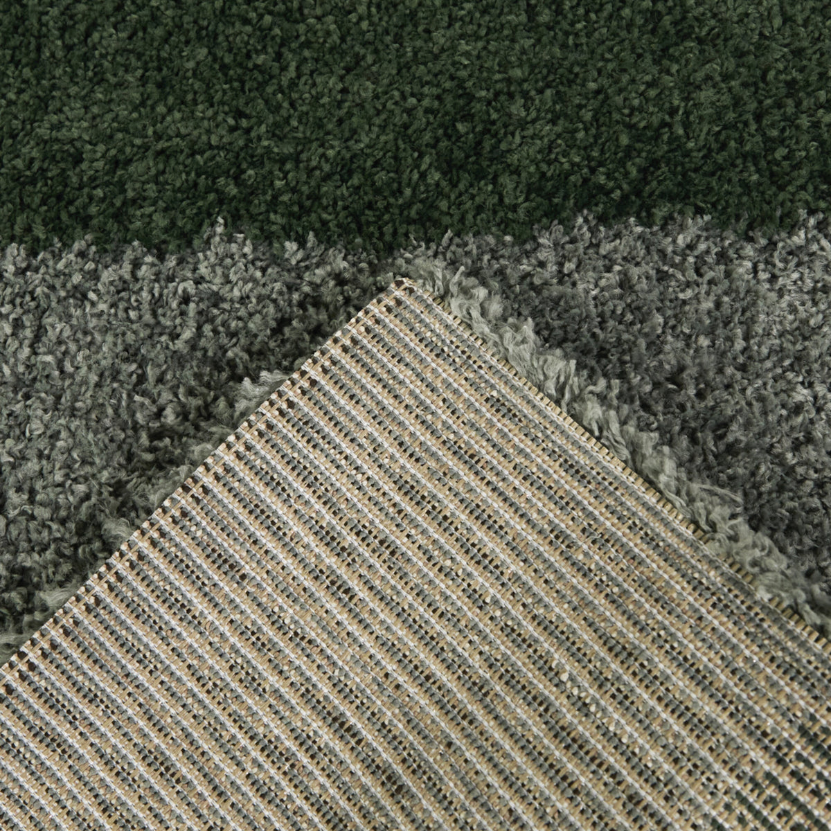 Brodie Striped Shag  Area Rug