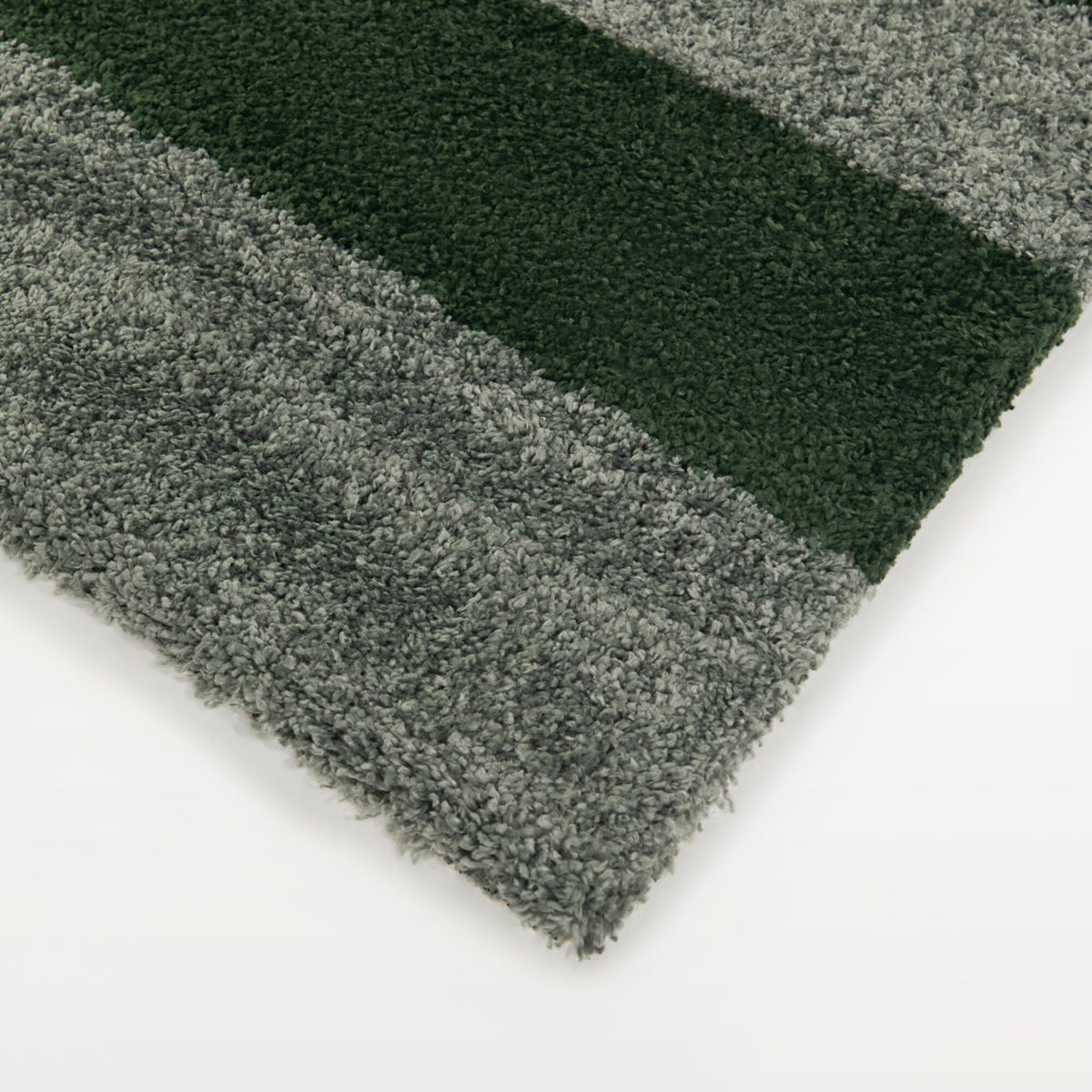 Brodie Striped Shag  Area Rug