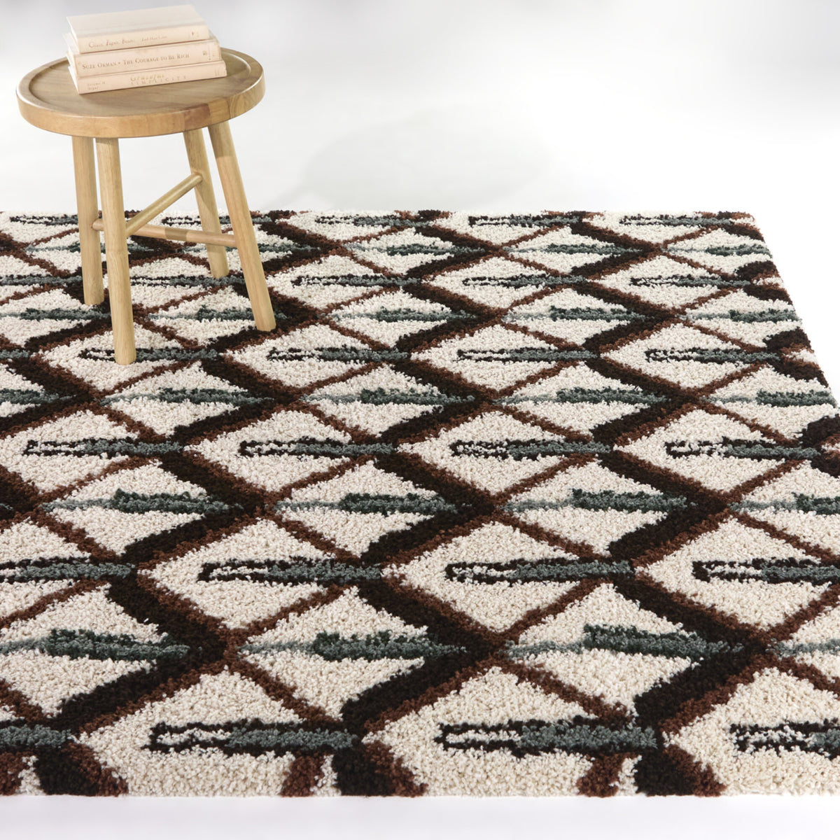 Behring Transitional Trellis Area Rug