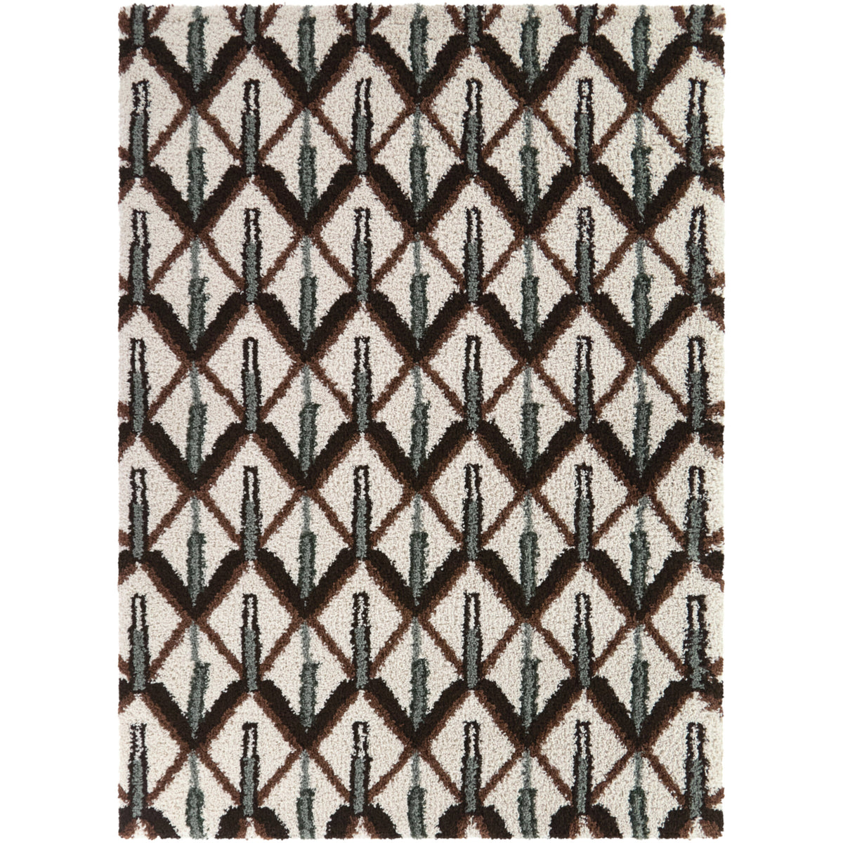 Behring Transitional Trellis Area Rug