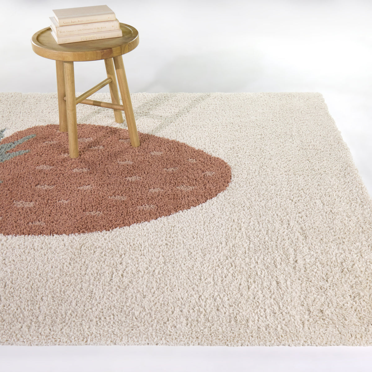 Fraise Kids Strawberry Area Rug
