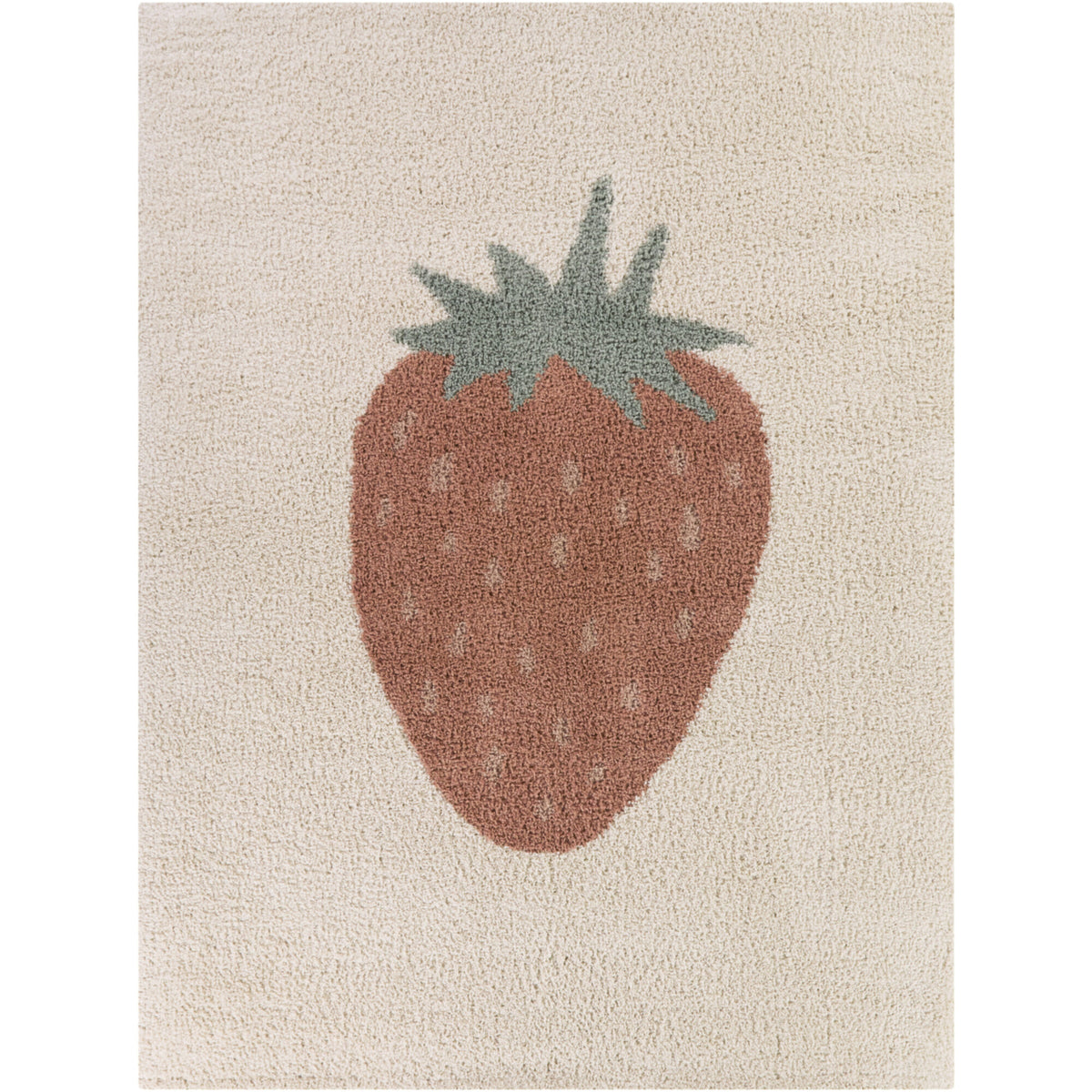 Fraise Kids Strawberry Area Rug