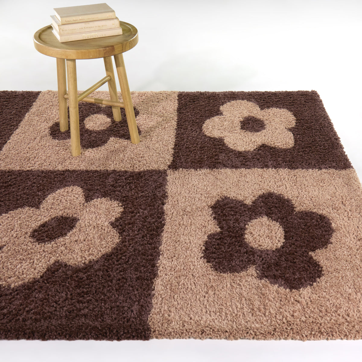 Sylvia Floral Shag Area Rug