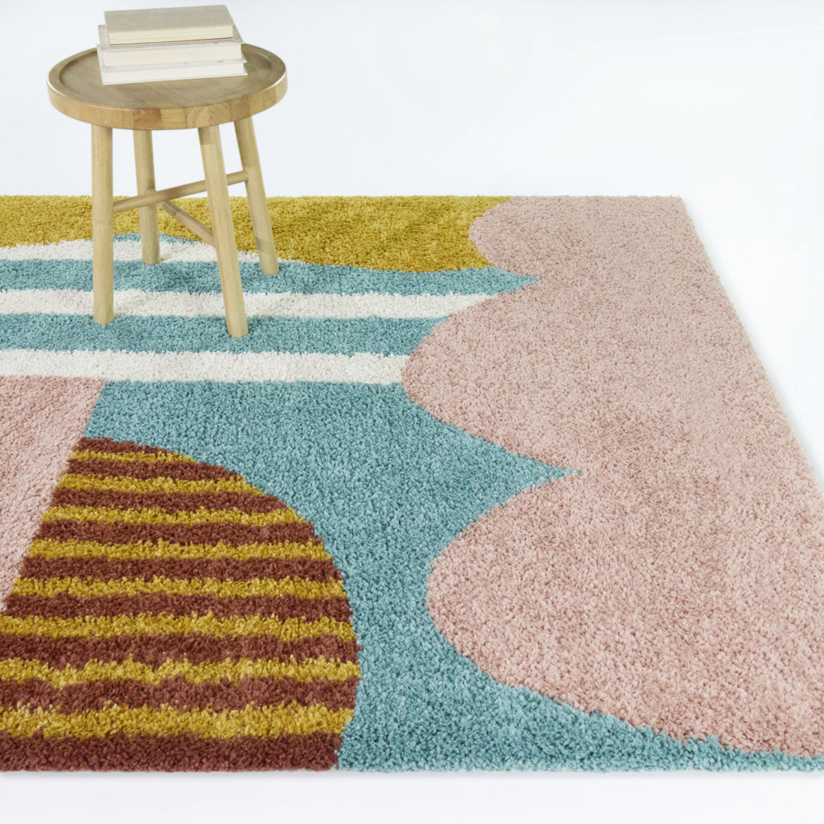 Kids Modern Abstract Area Rug