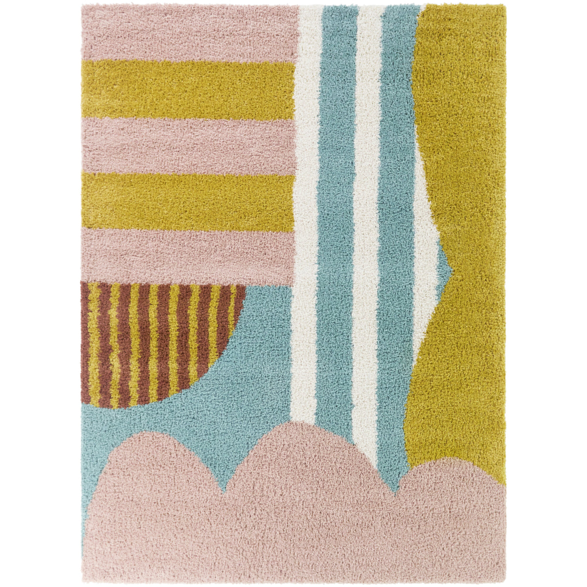 Kids Modern Abstract Area Rug