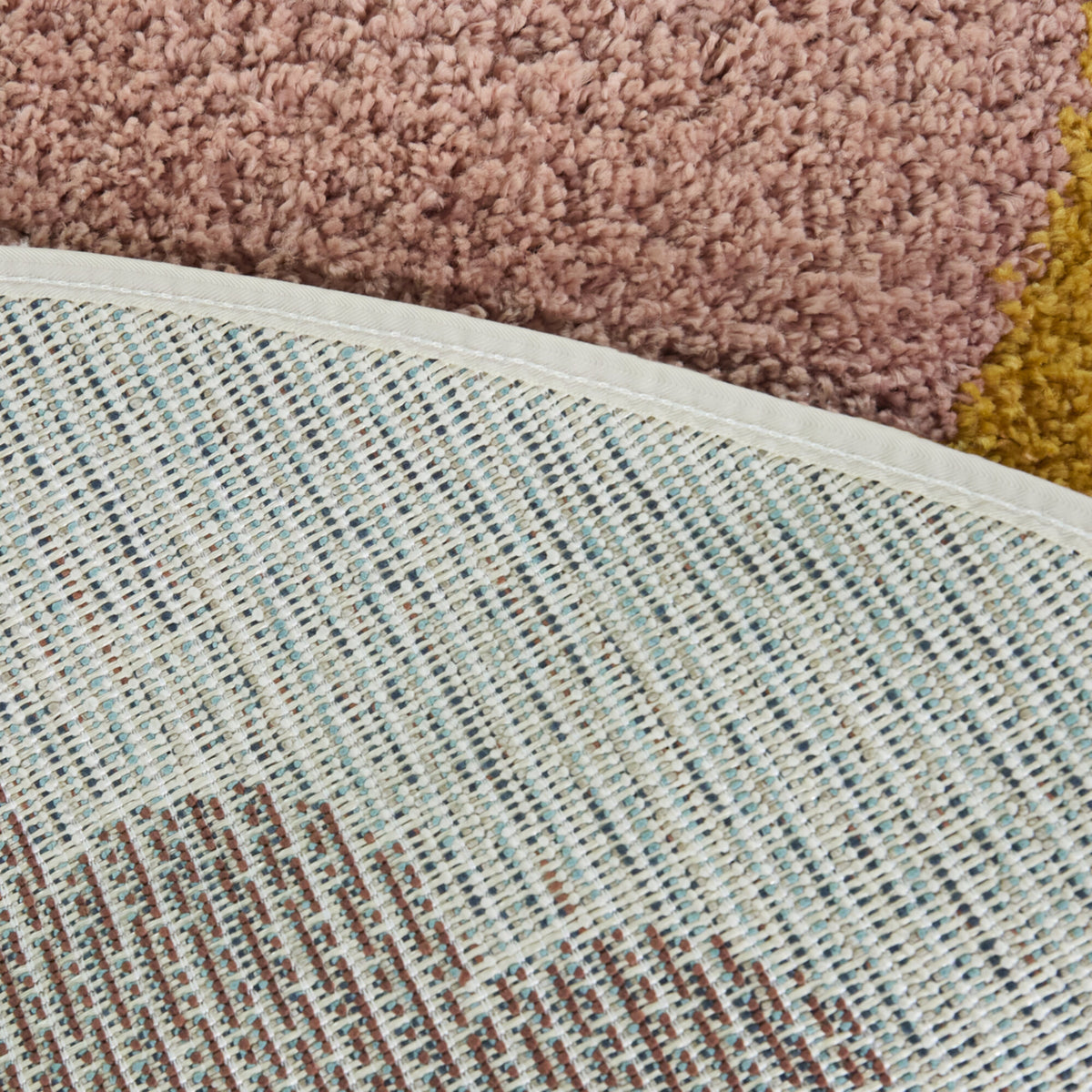 Marigold Scallop Border Area Rug