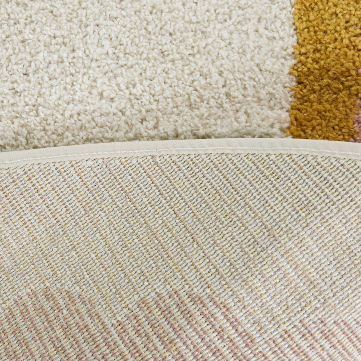 Marigold Scallop Border Area Rug