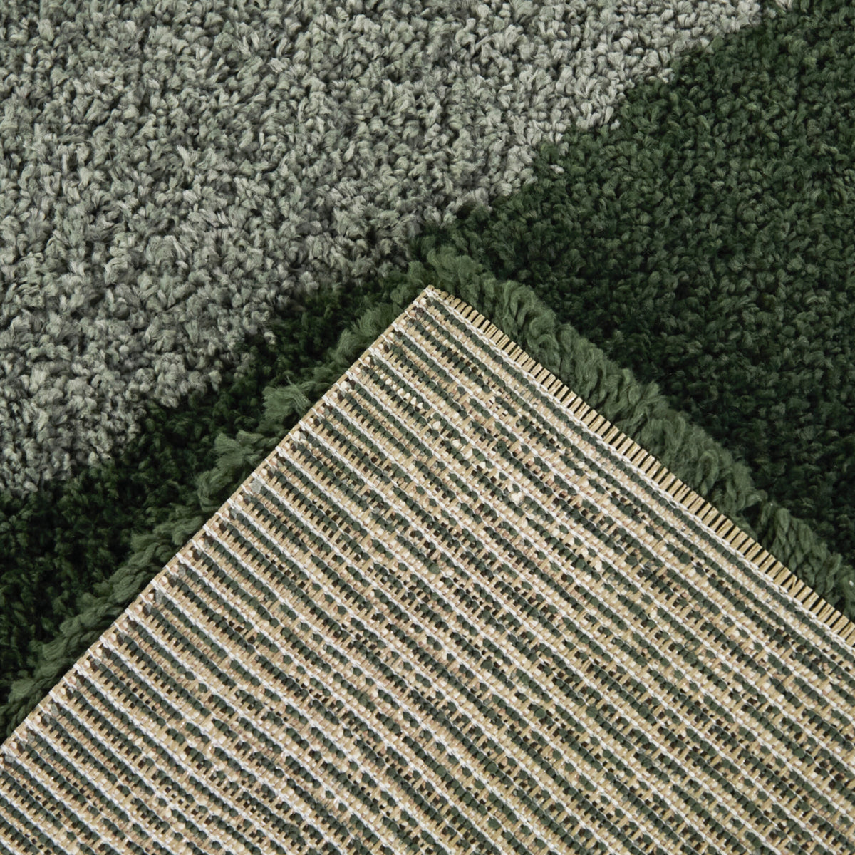 Jordan Color Block Shag Area Rug