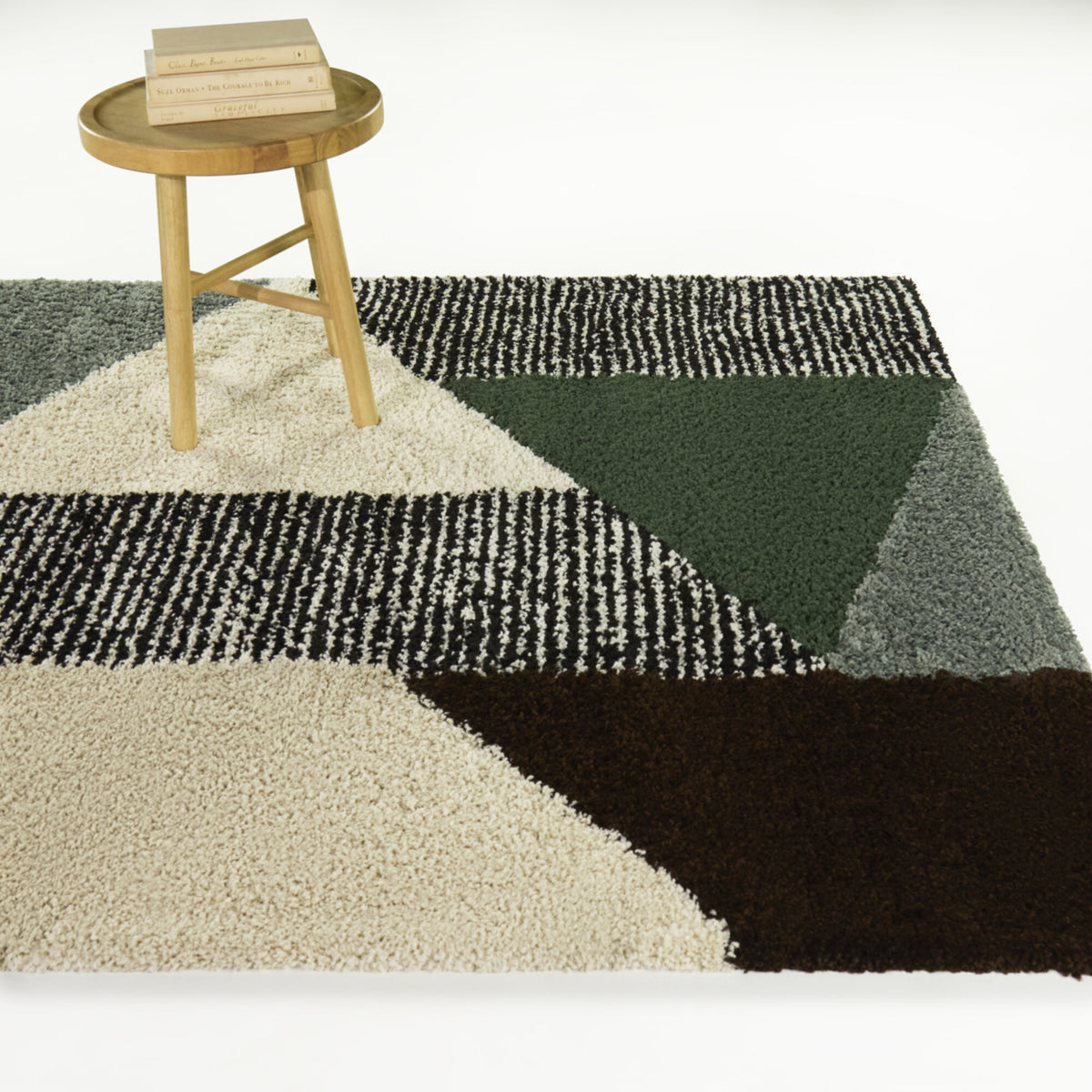 Merril Abstract Shag Area Rug