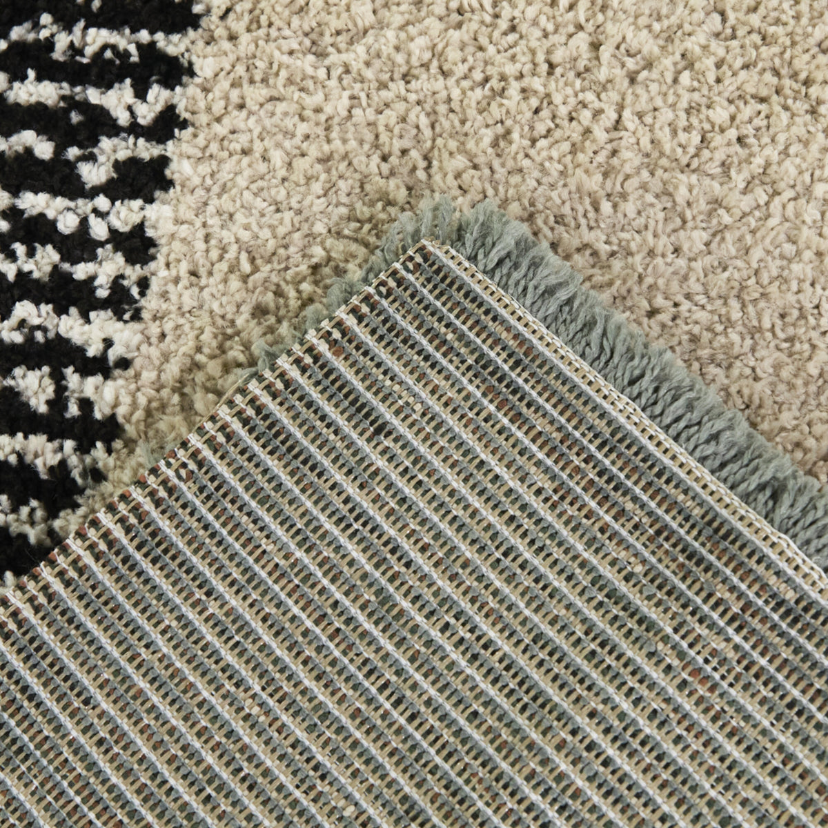 Merril Abstract Shag Area Rug