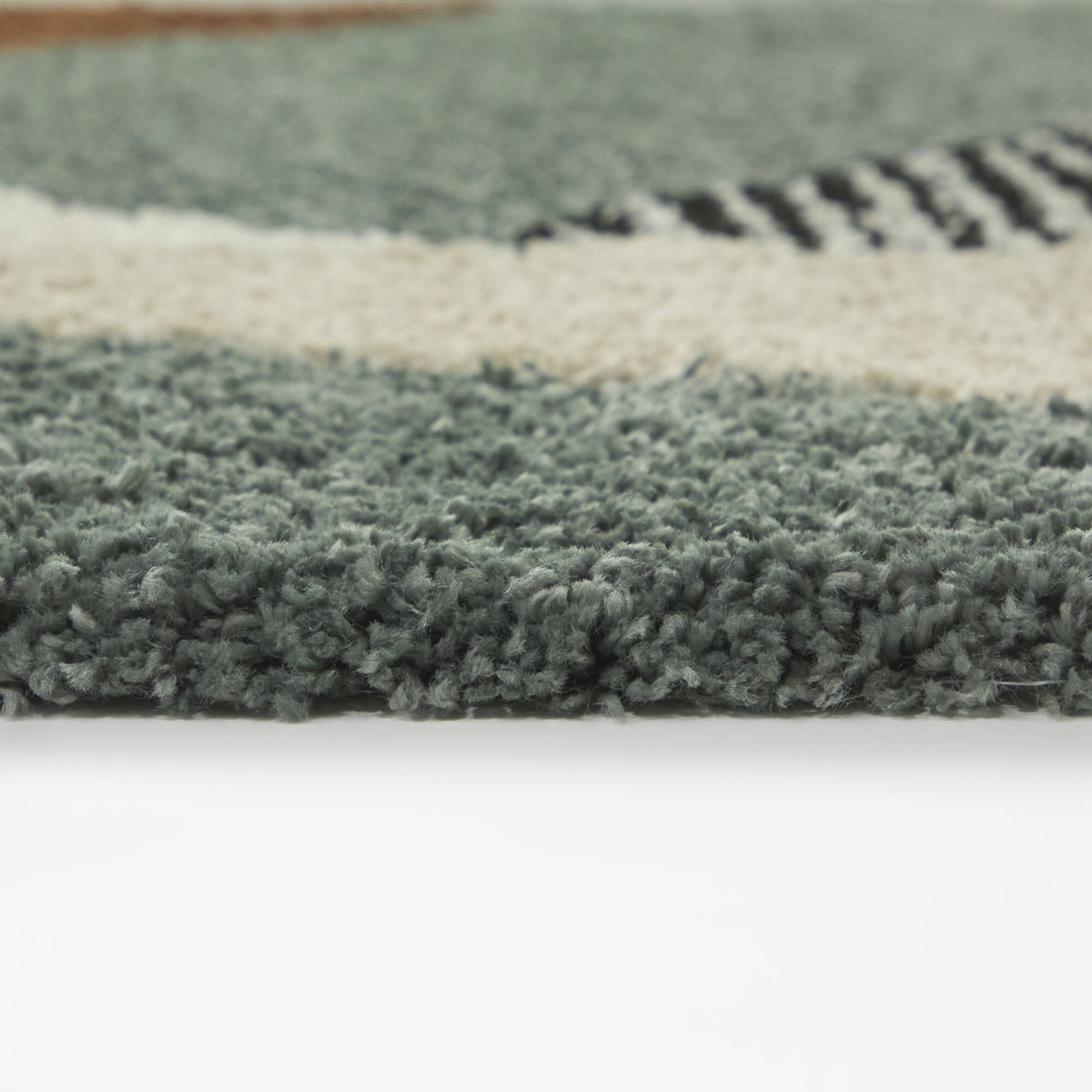 Merril Abstract Shag Area Rug