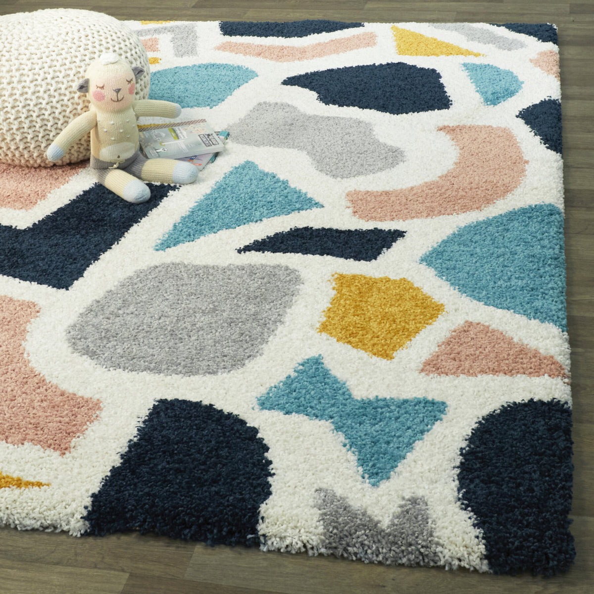 Sophia Contemporary Shag Area Rug