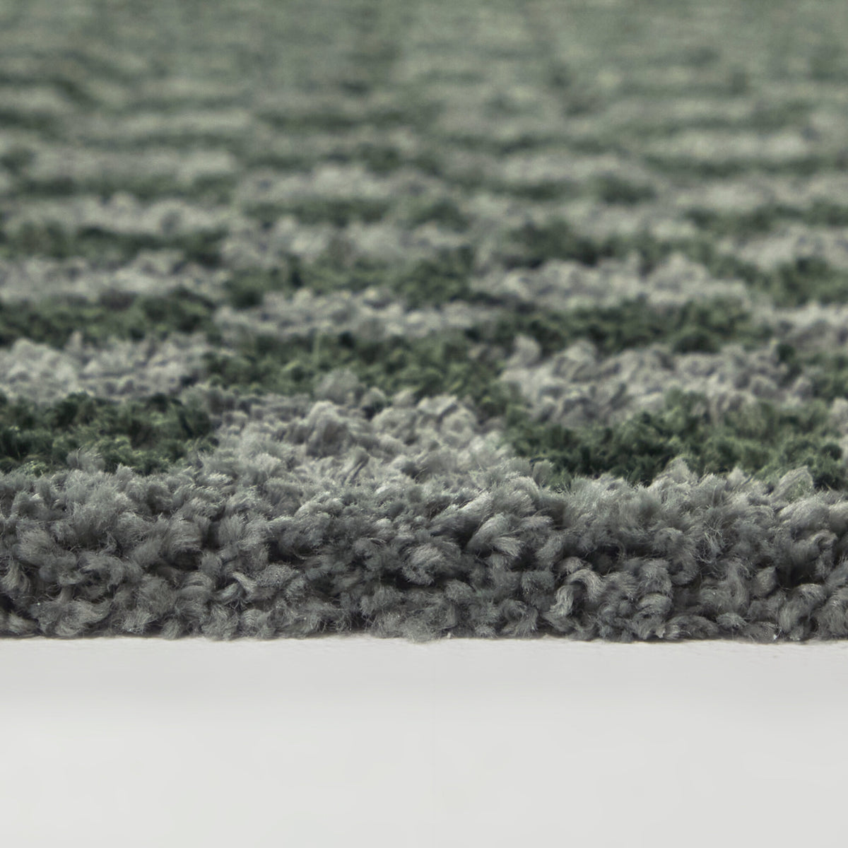 Covey Checkered Shag Area Rug