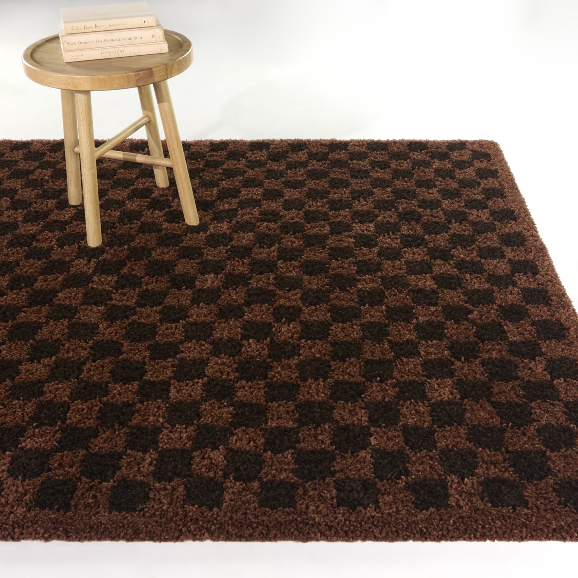 Covey Checkered Shag Area Rug - Balta Rugs