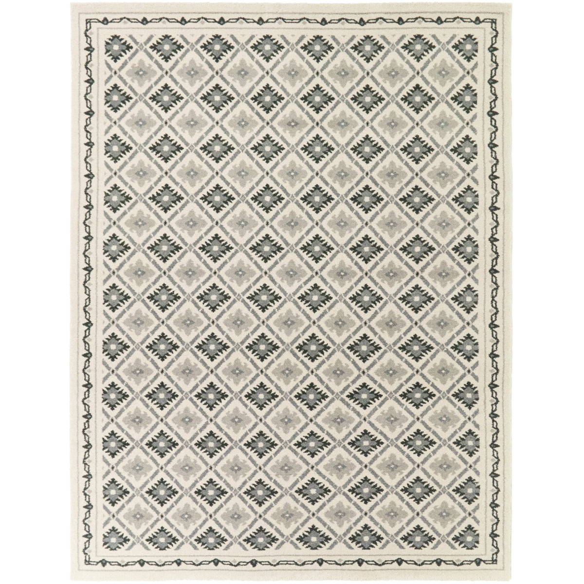 Ansel Transitional Diamond Area Rug