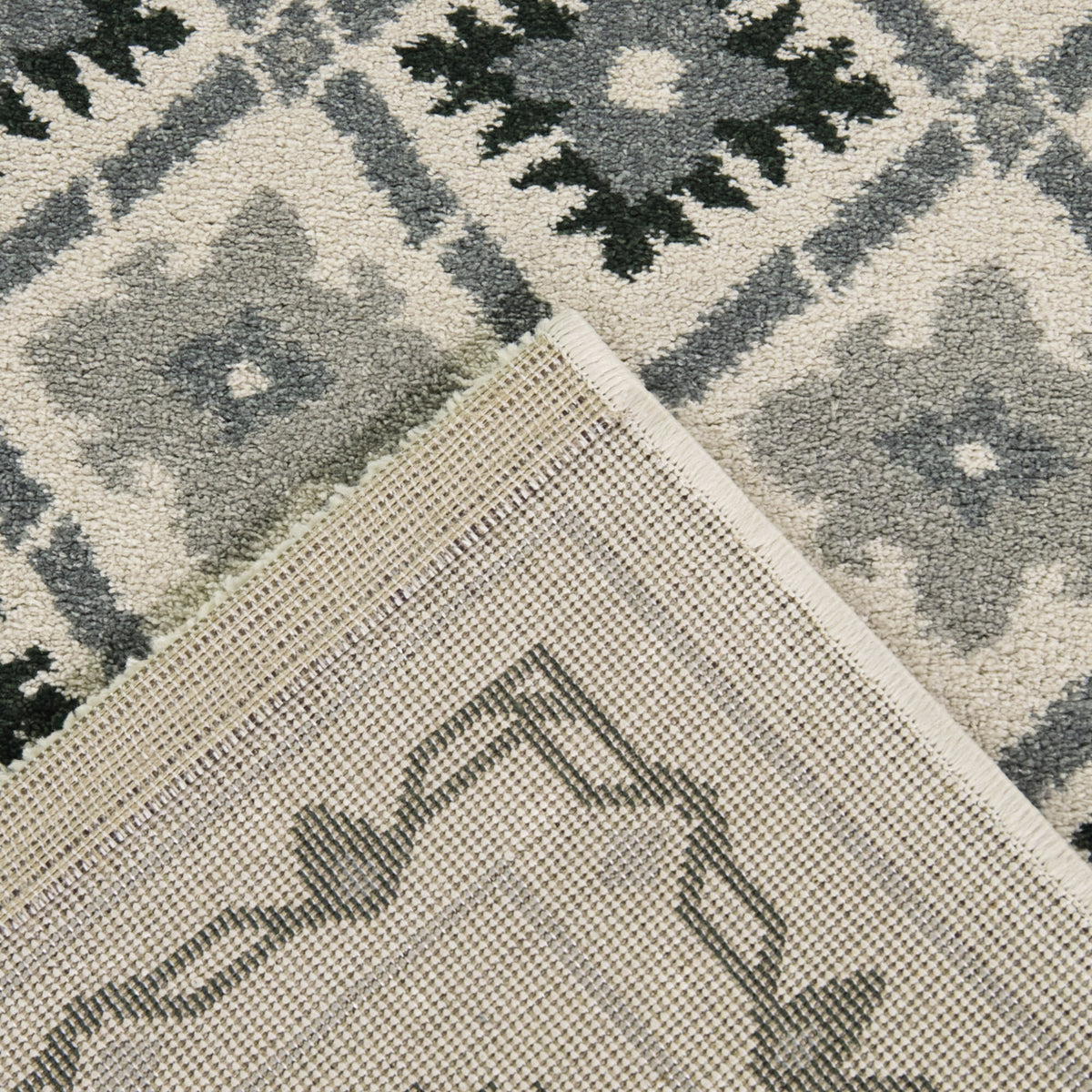 Ansel Transitional Diamond Area Rug