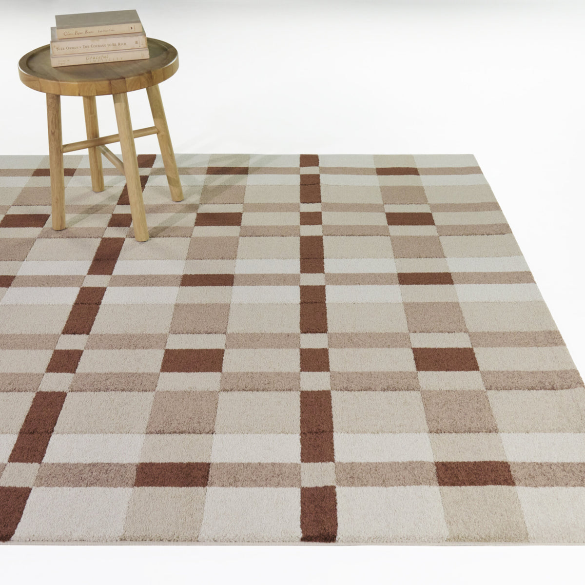 Crowell Plaid Grid Area Rug