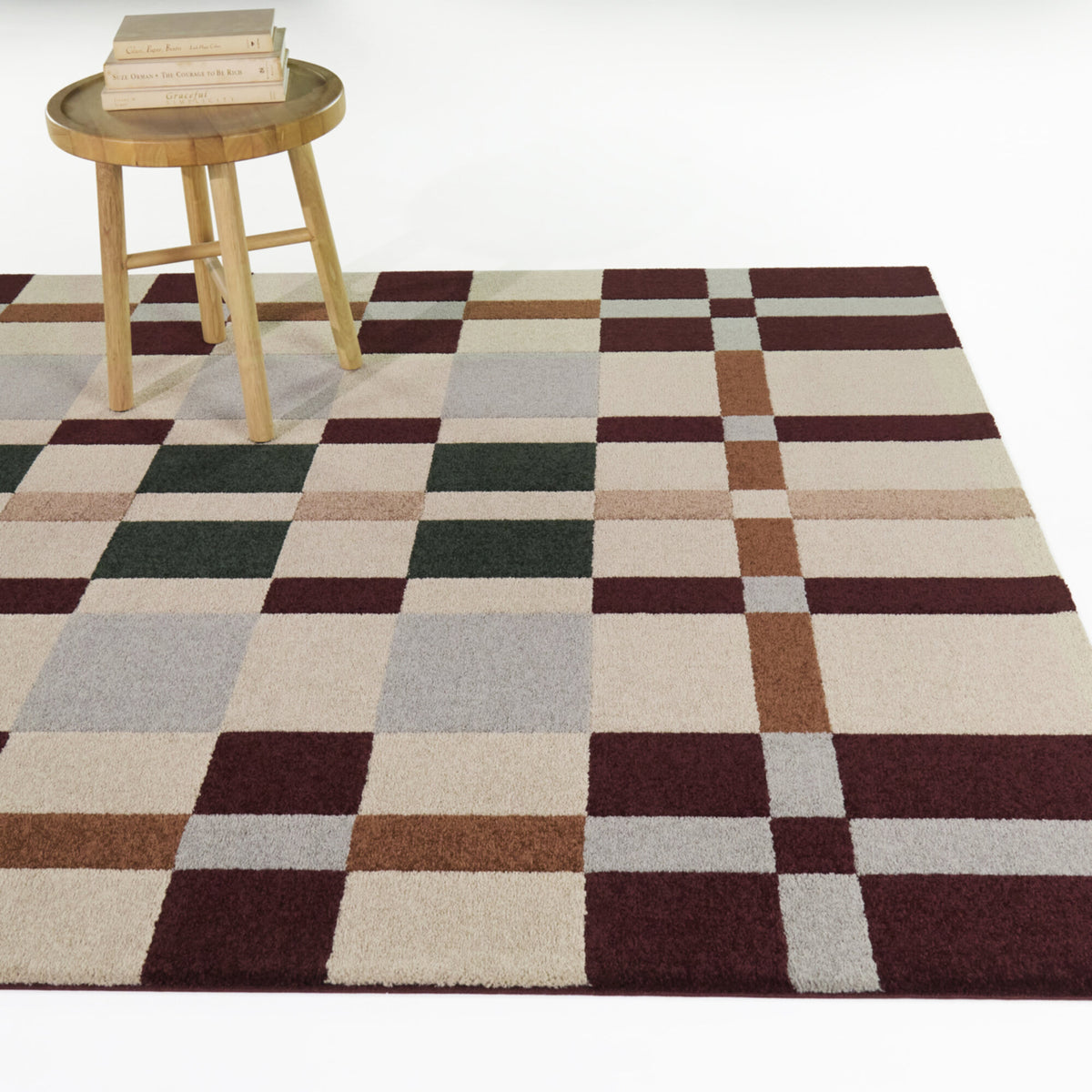 Damiaens Scandi Grid Area Rug