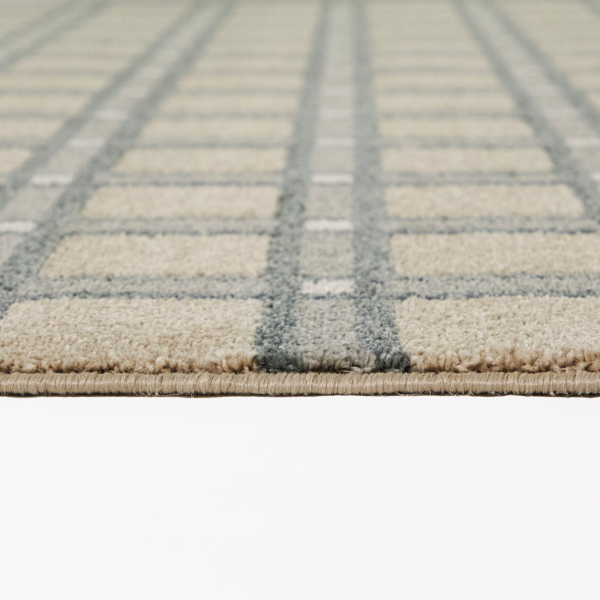 Mayere Scandi Grid Area Rug
