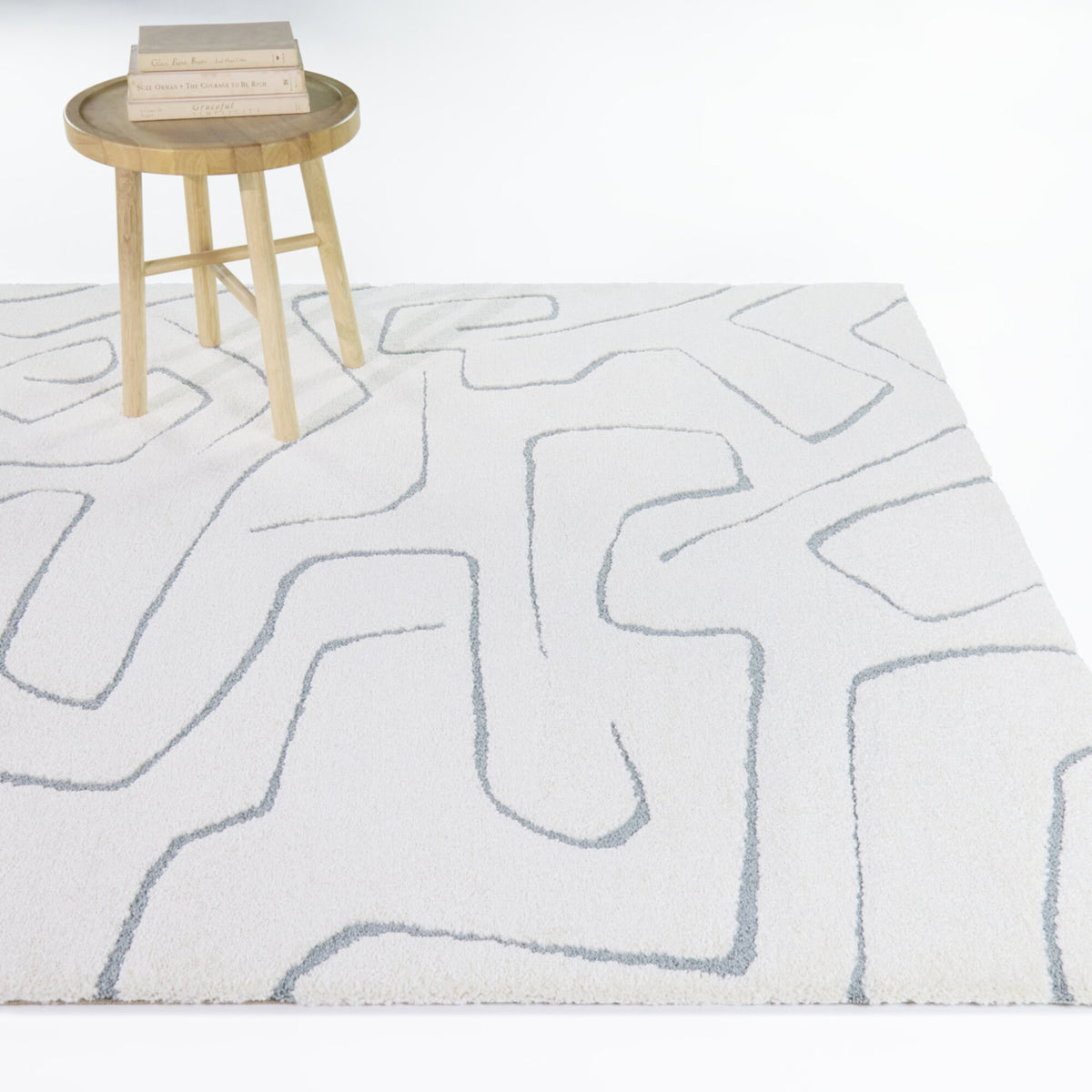 Tanya Abstract Squiggles Area Rug