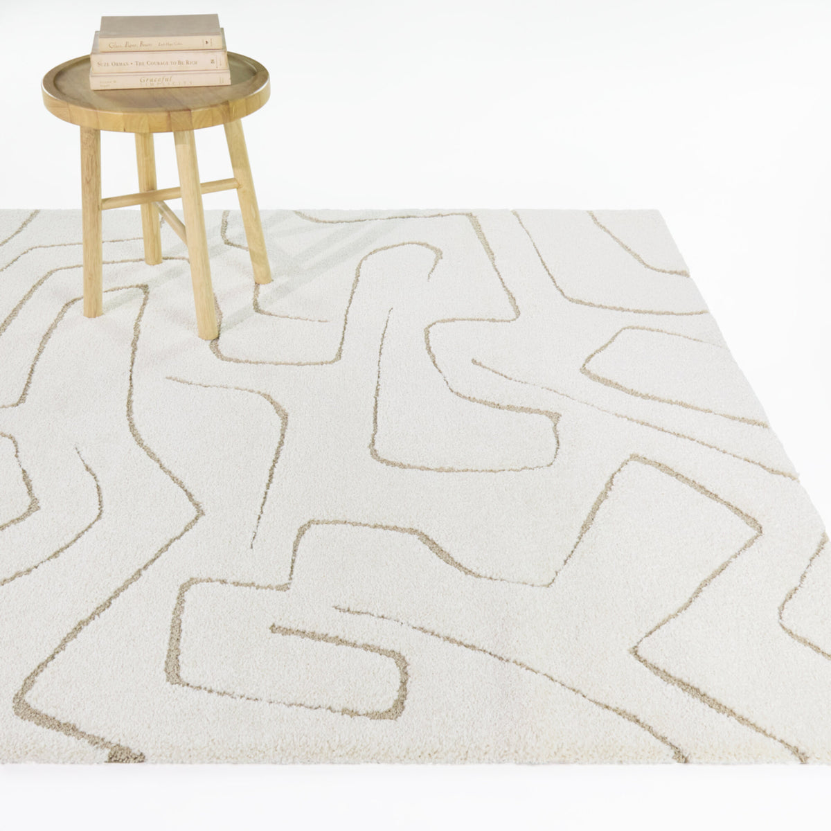 Tanya Abstract Squiggles Area Rug