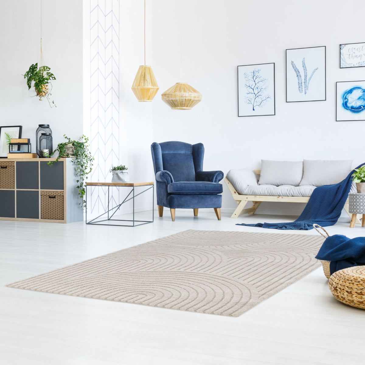 Caserio Modern Geometric Area Rug