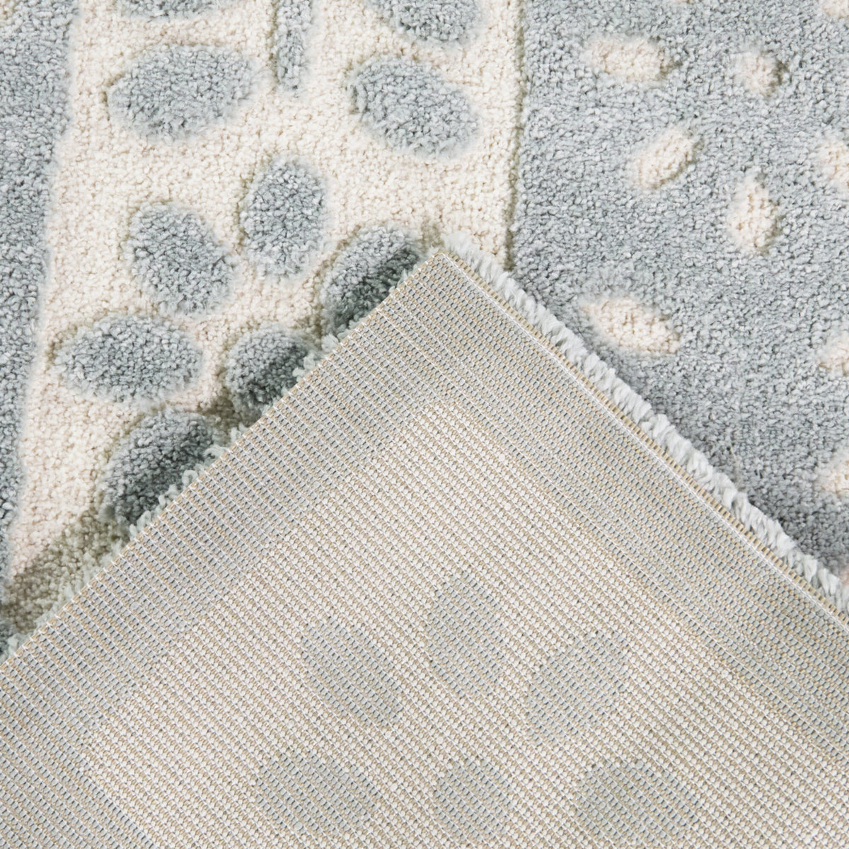 Hayden Checkered Floral Area Rug
