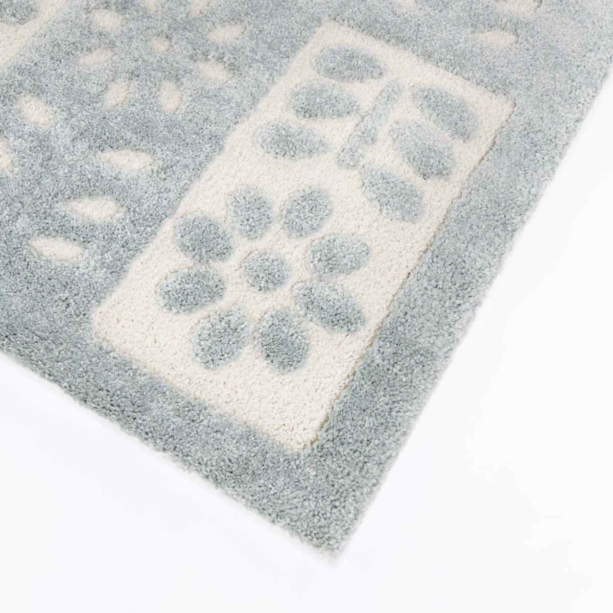 Hayden Checkered Floral Area Rug