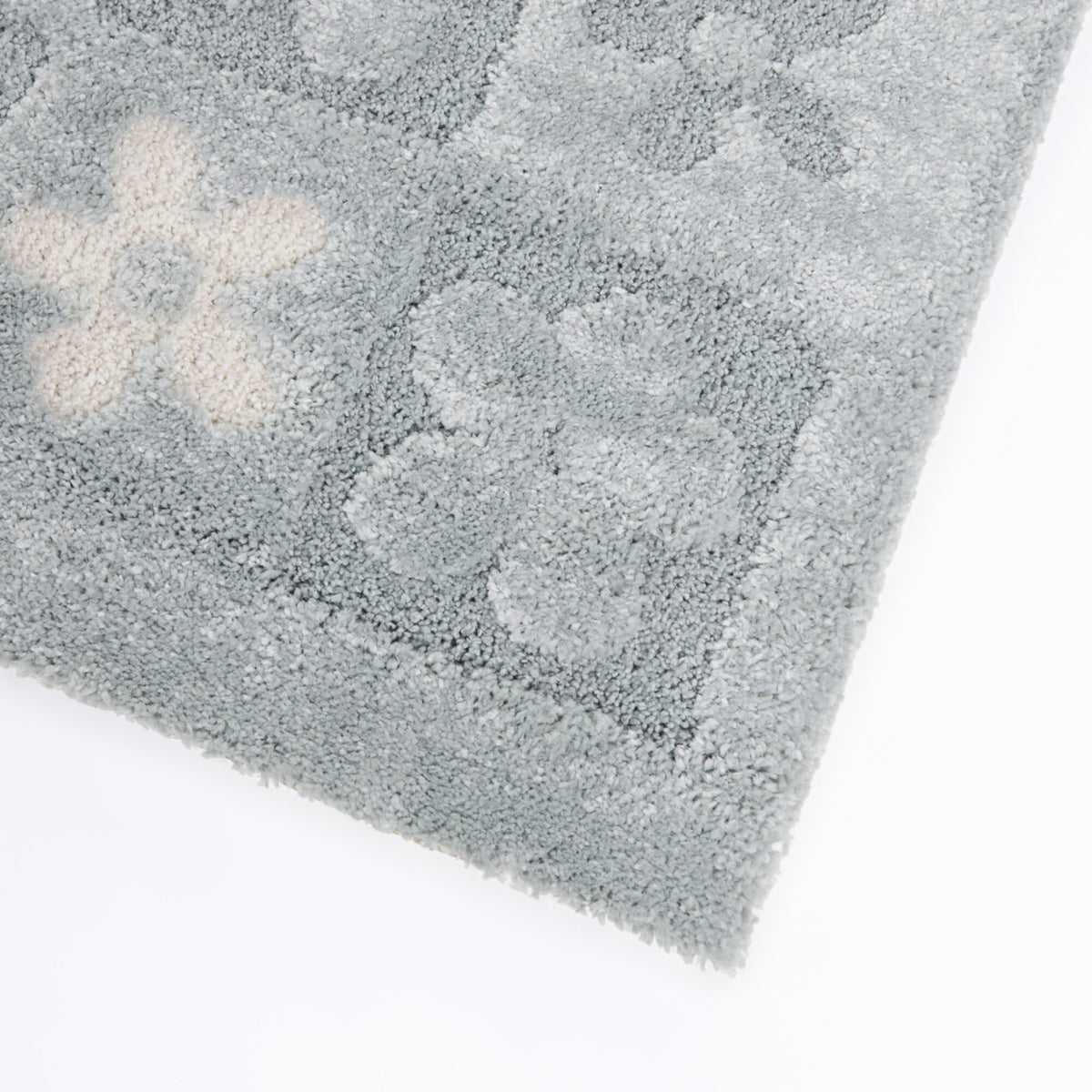 Alyson Checkered Floral Area Rug