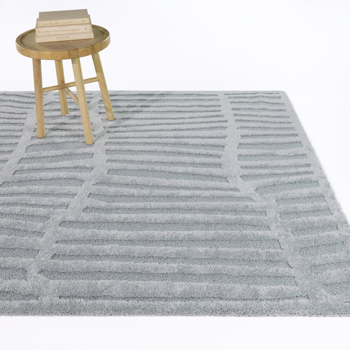 Calliope Organic Stripe Area Rug