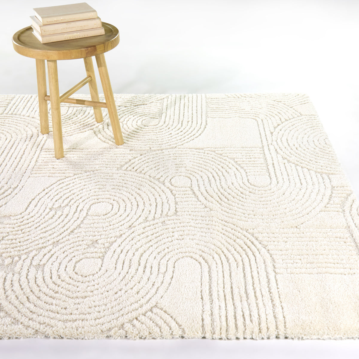 Odessa Striped Textured  Area Rug