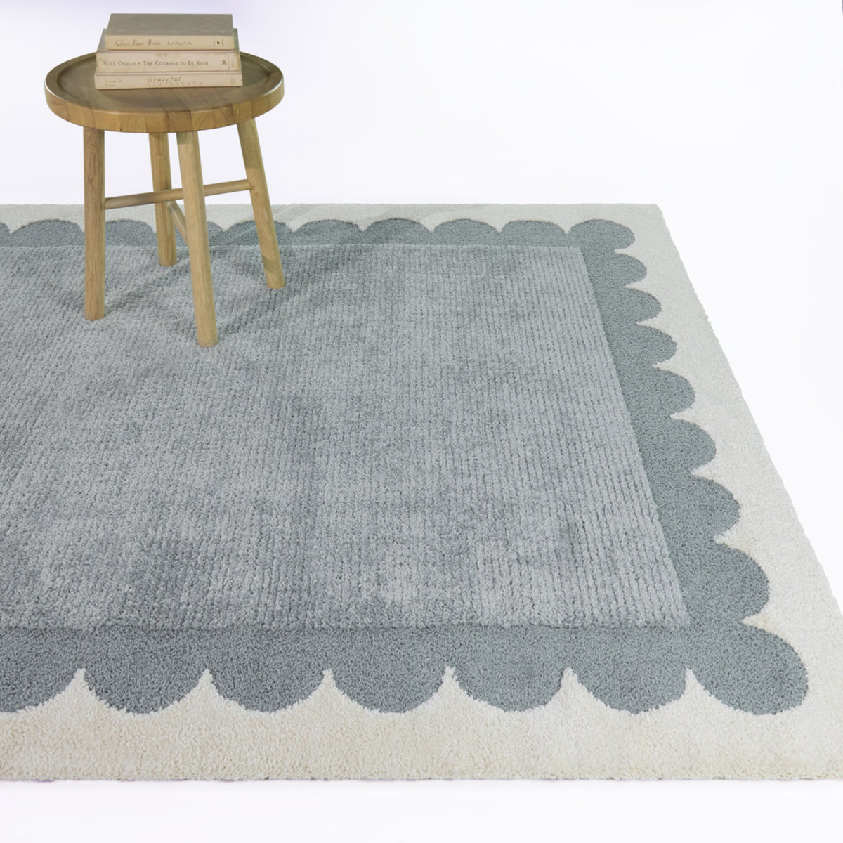 Shelford Kids Scallop Border Area Rug