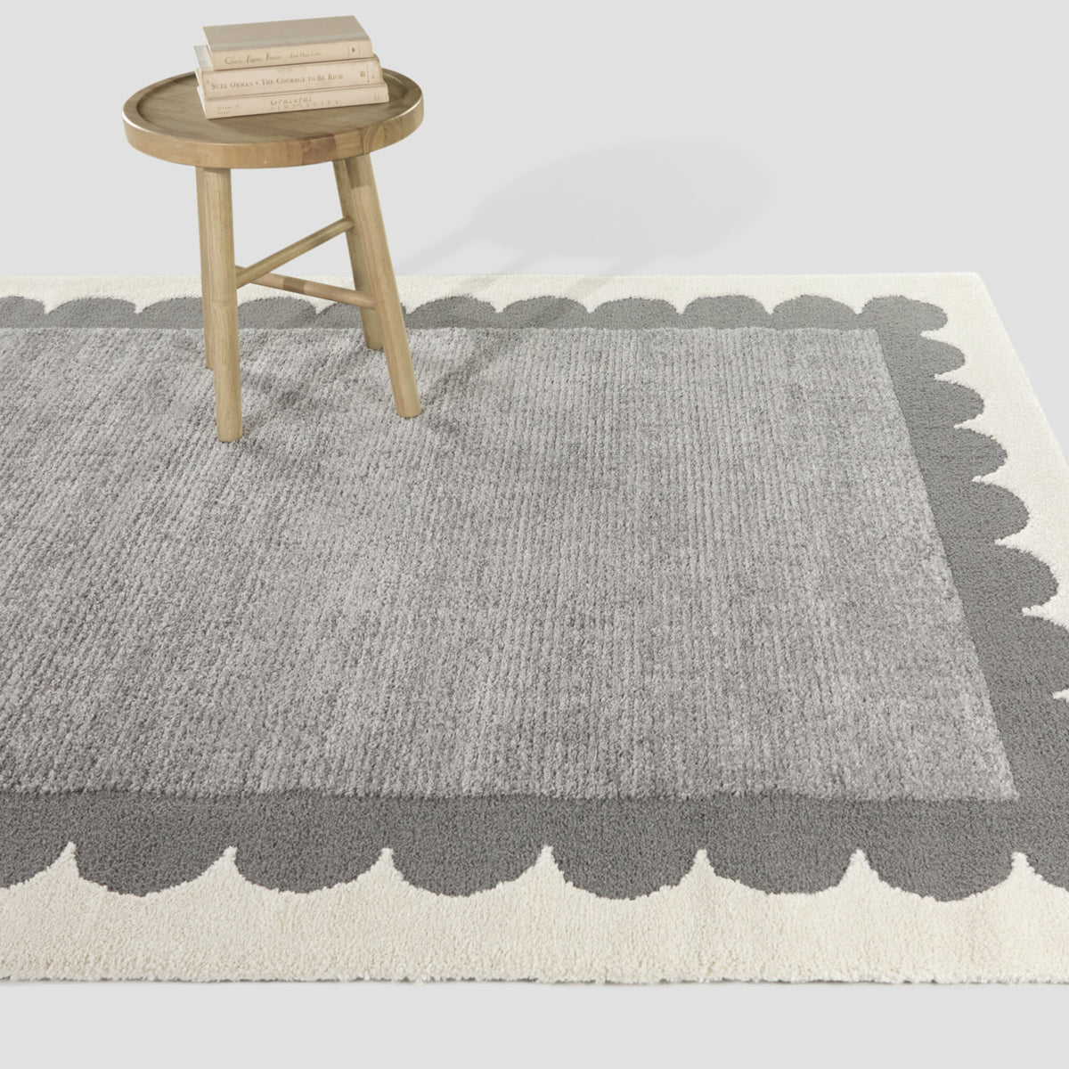 Shelford Modern Border  Area Rug