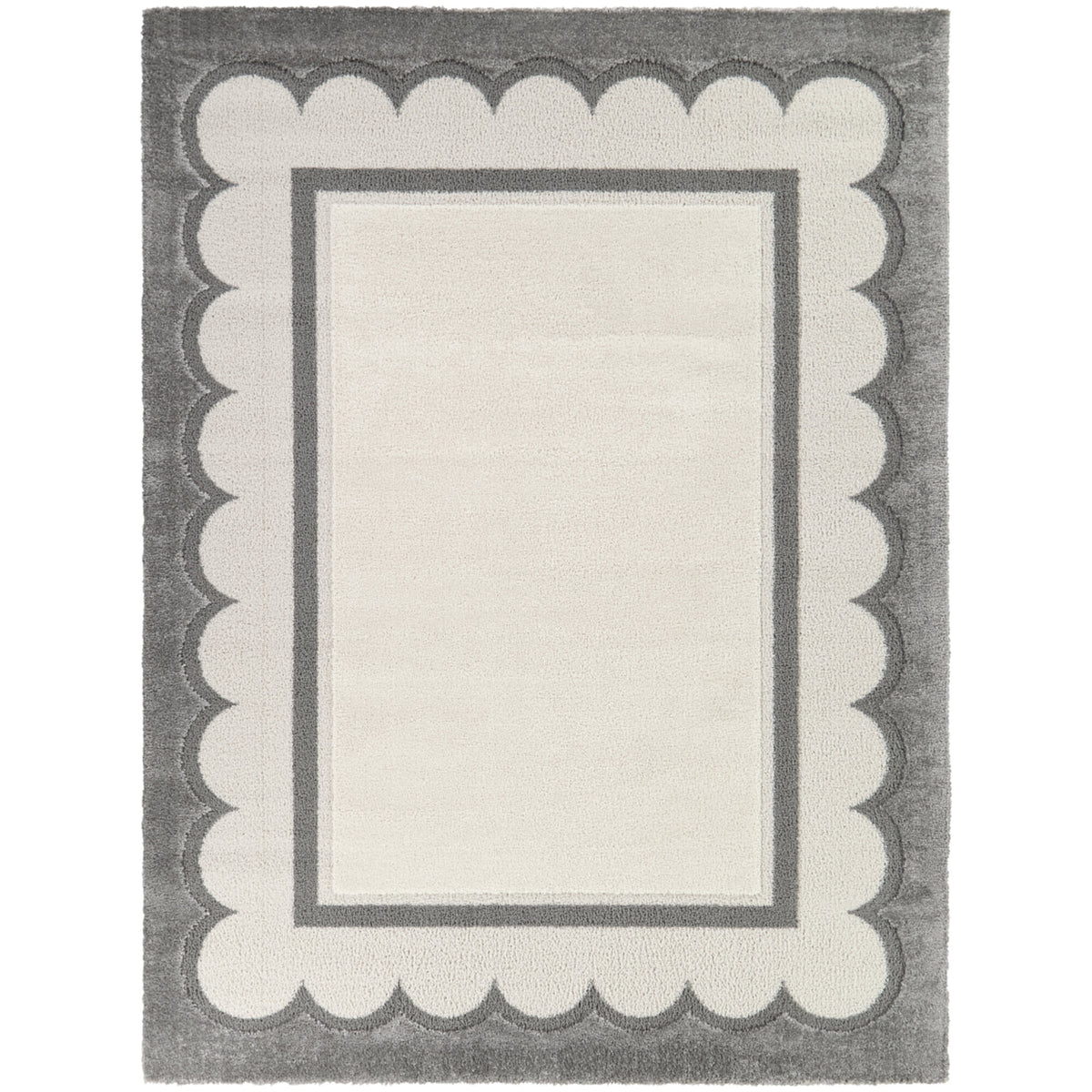 Wendell Modern Border  Area Rug