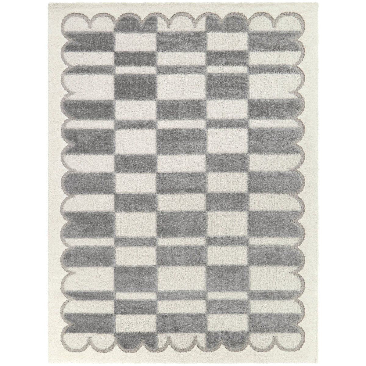Sylvester Modern Checkered  Area Rug