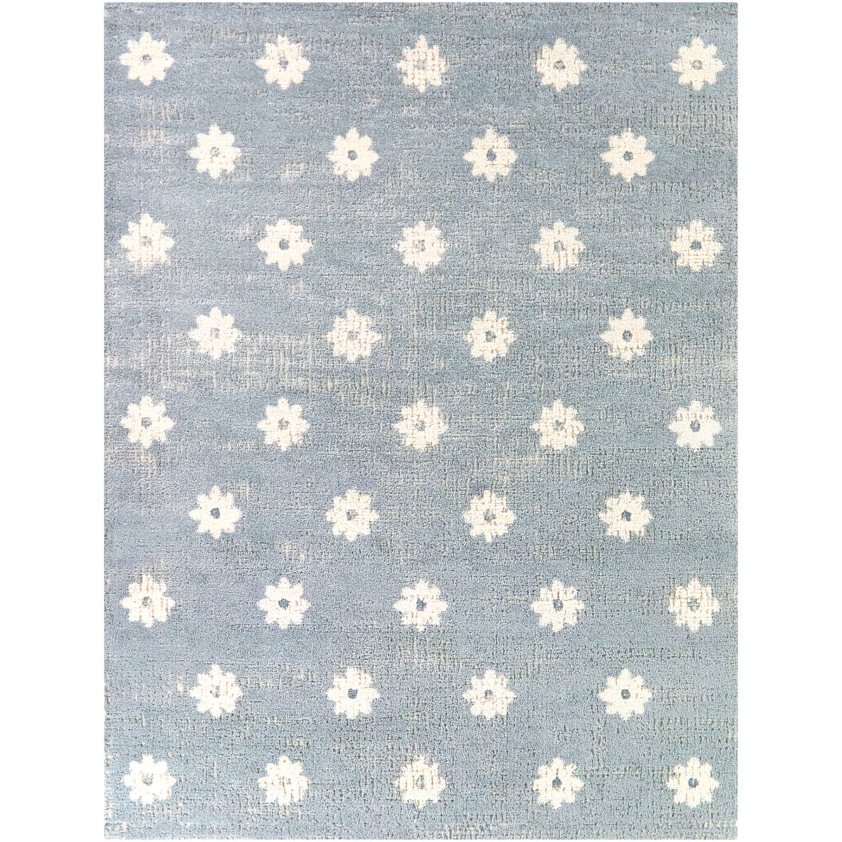 Plumier Kids Textured Floral Area Rug