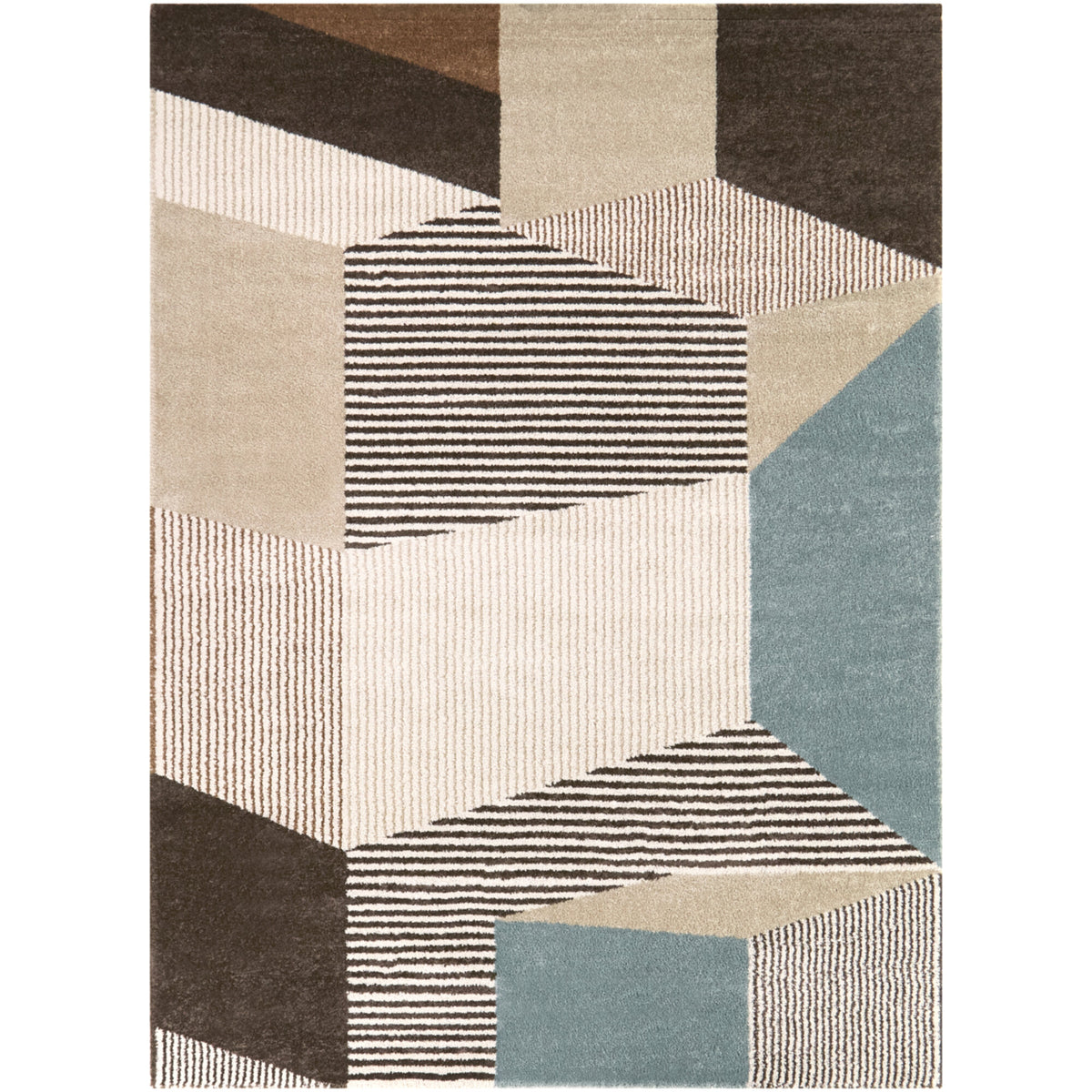 Evelina Modern Geometric Area Rug