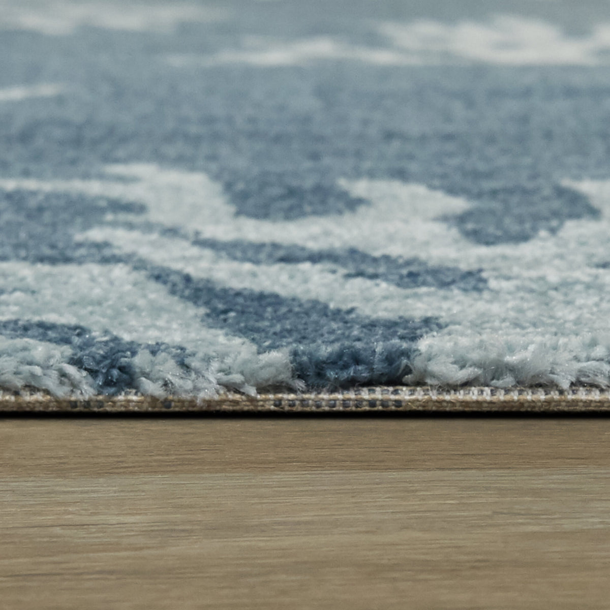 Caistor Coastal Coral Print Area Rug