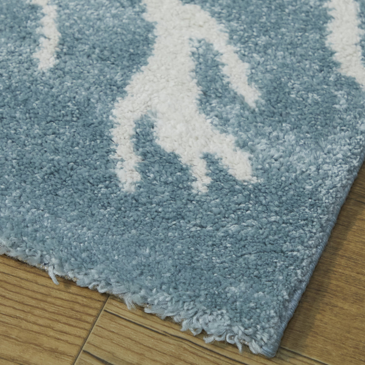 Caistor Coastal Coral Print Area Rug