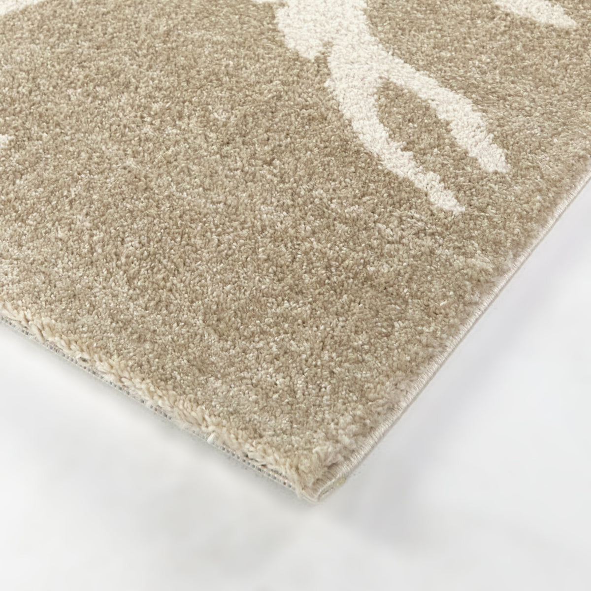 Caistor Coastal Coral Print Area Rug