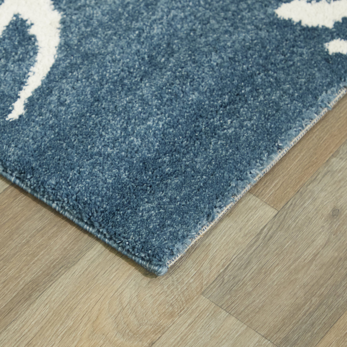 Caistor Coastal Coral Print Area Rug