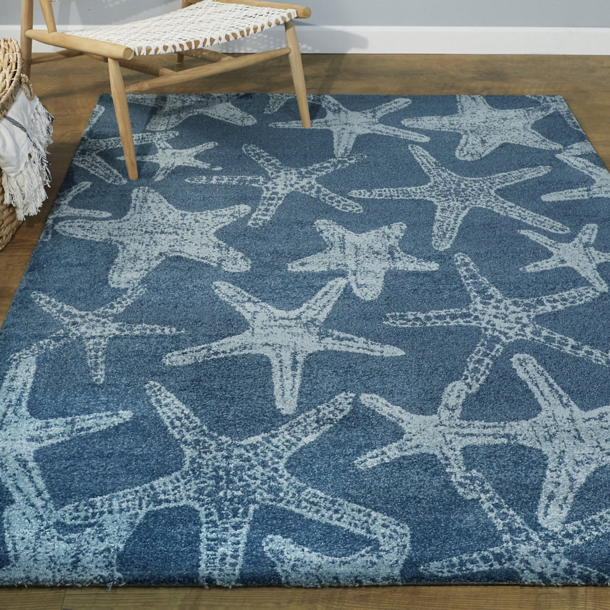 Leyton Starfish Print Area Rug