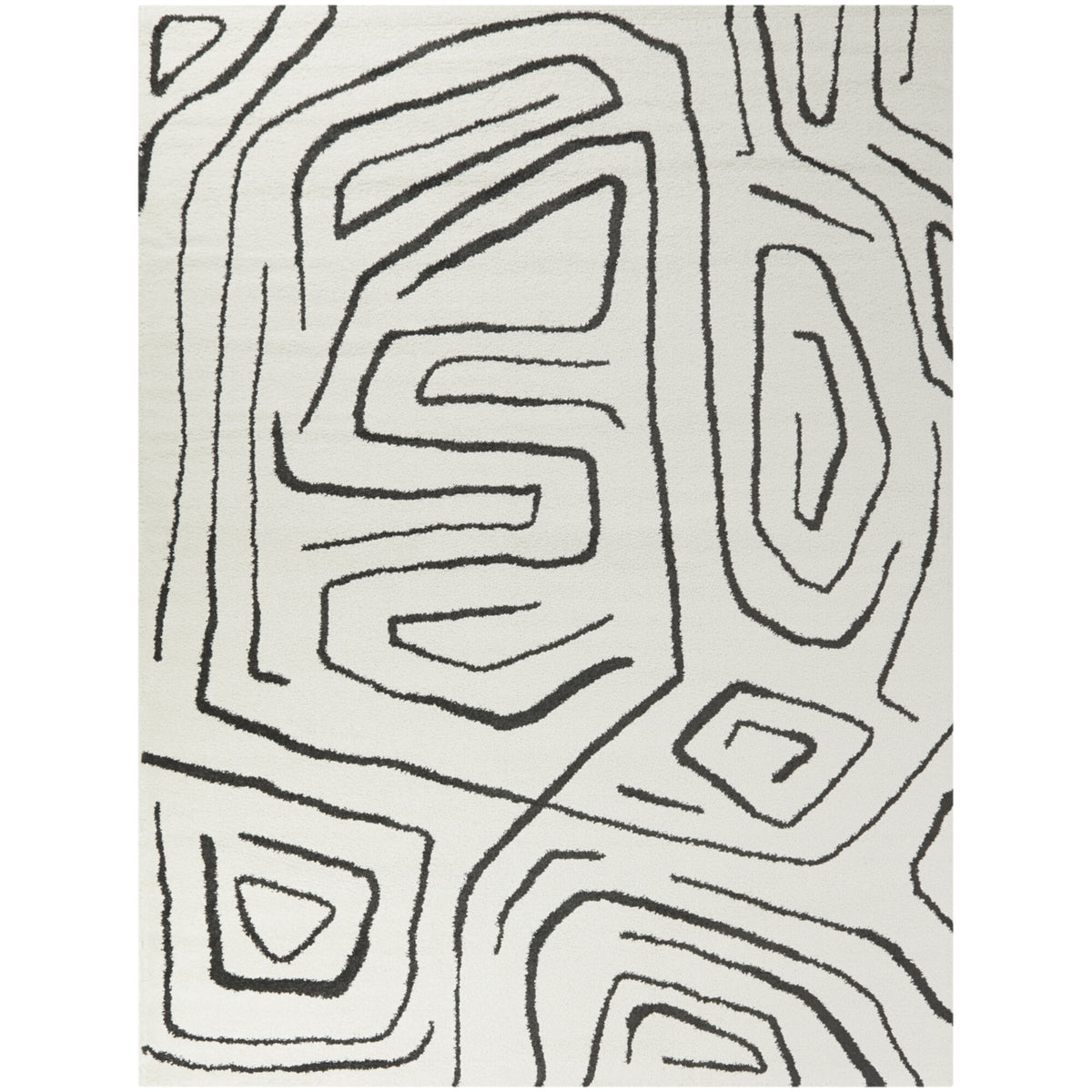 Pollock Modern Abstract Area Rug